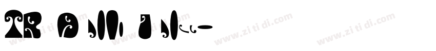 TR Avalon Italic字体转换